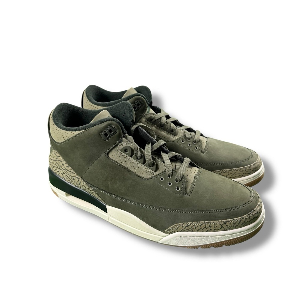 NWOB Nike Air Jordan 3 Retro Family Affair DN3707-202 Olive Green Mens Sz US 16